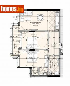 Тристаен, 115m² - Апартамент за продажба - 113865313