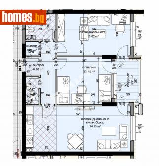 Тристаен, 102m² - Апартамент за продажба - 113865315
