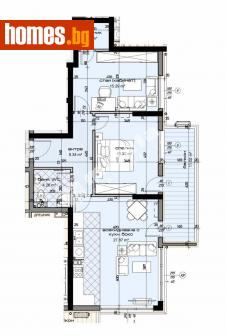 Тристаен, 119m² - Апартамент за продажба - 113865317
