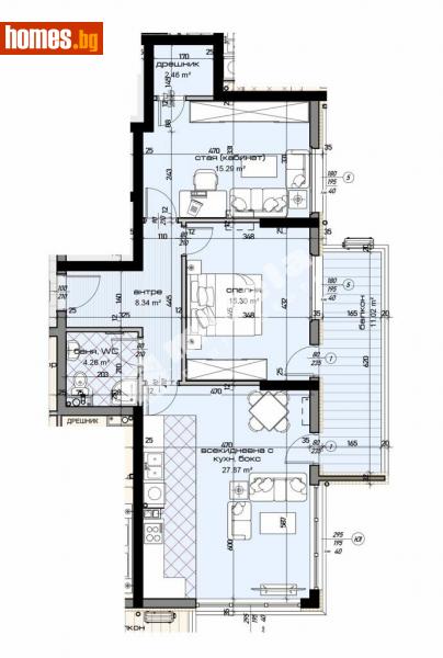 Тристаен, 119m² - Жк. Младост, Варна - Апартамент за продажба - МИРЕЛА - 113865317