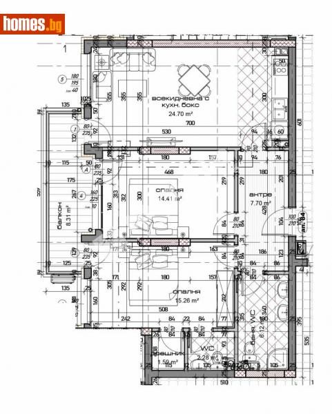 Тристаен, 115m² - Жк. Младост, Варна - Апартамент за продажба - МИРЕЛА - 113865319