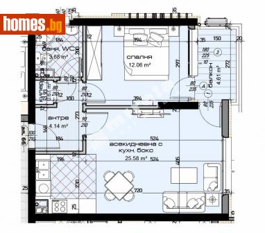 Двустаен, 72m² - Апартамент за продажба - 113865322