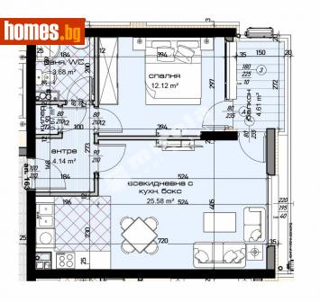 Двустаен, 75m² - Апартамент за продажба - 113865325