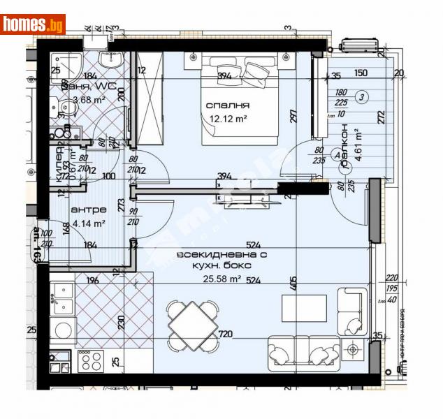 Двустаен, 75m² - Жк. Младост, Варна - Апартамент за продажба - МИРЕЛА - 113865325