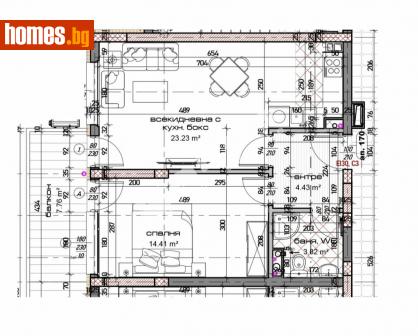 Двустаен, 78m² - Апартамент за продажба - 113865329