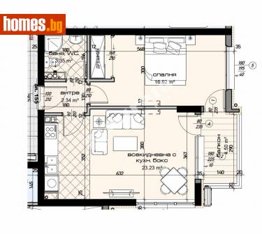 Двустаен, 71m² - Апартамент за продажба - 113865336