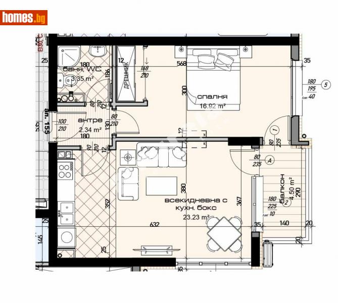 Двустаен, 71m² - Жк. Младост, Варна - Апартамент за продажба - МИРЕЛА - 113865336