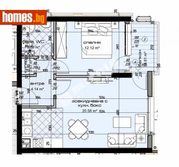 Двустаен, 72m² - Апартамент за продажба - 113865338