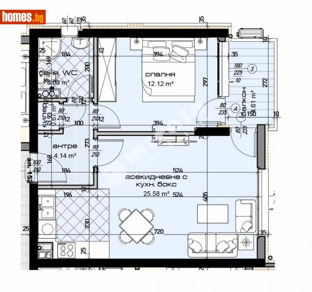 Двустаен, 72m² - Жк. Младост, Варна - Апартамент за продажба - МИРЕЛА - 113865338