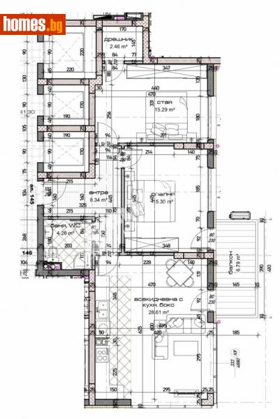 Тристаен, 113m² - Жк. Младост, Варна - Апартамент за продажба - МИРЕЛА - 113865340