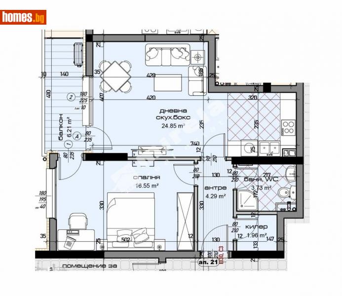 Двустаен, 83m² - Жк. Младост, Варна - Апартамент за продажба - МИРЕЛА - 113865377