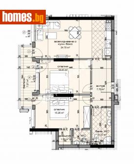 Тристаен, 111m² - Апартамент за продажба - 113865379