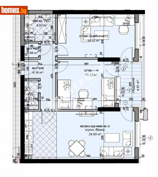 Тристаен, 102m² - Жк. Младост, Варна - Апартамент за продажба - МИРЕЛА - 113865382