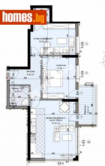 Тристаен, 114m² - Апартамент за продажба - 113865384