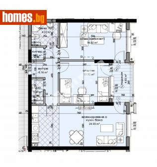 Тристаен, 102m² - Апартамент за продажба - 113865385