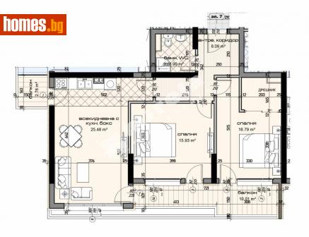 Тристаен, 117m² - Апартамент за продажба - 113865388