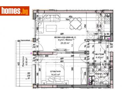Двустаен, 76m² - Апартамент за продажба - 113881905