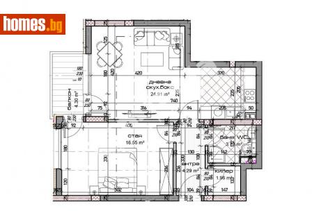Двустаен, 78m² - Апартамент за продажба - 113881912