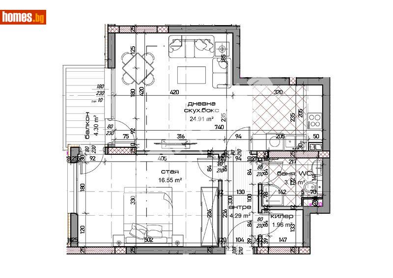 Двустаен, 78m² - Жк. Младост, Варна - Апартамент за продажба - МИРЕЛА - 113881912