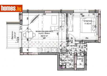 Двустаен, 69m² - Апартамент за продажба - 113881916