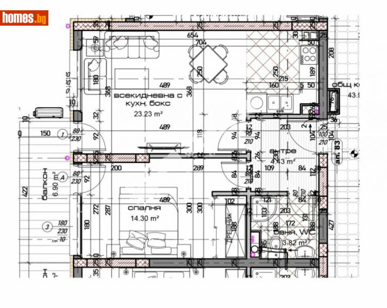 Двустаен, 73m² - Жк. Младост, Варна - Апартамент за продажба - МИРЕЛА - 113881924