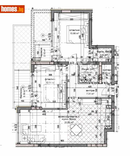 Тристаен, 117m² - Жк. Младост, Варна - Апартамент за продажба - МИРЕЛА - 113881930