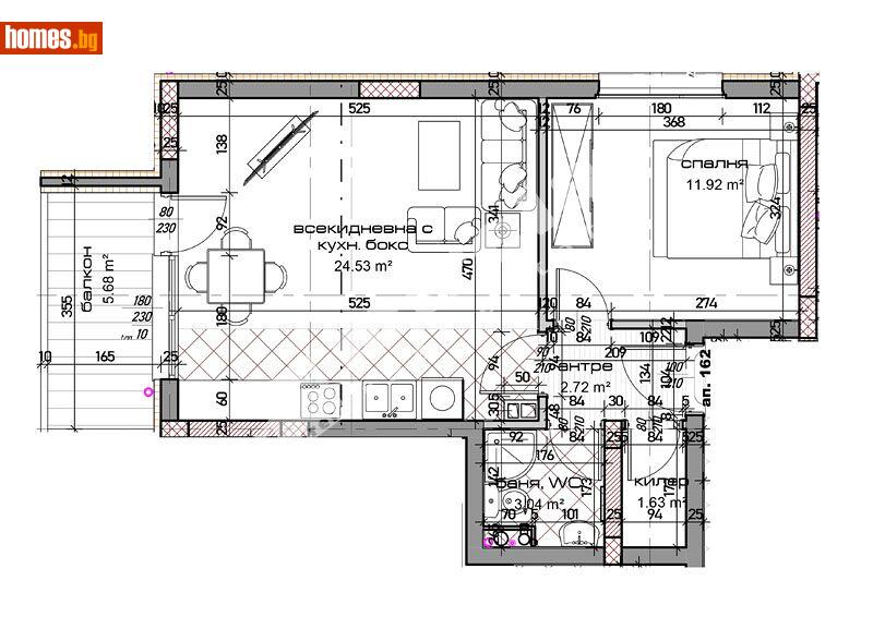 Двустаен, 71m² - Жк. Младост, Варна - Апартамент за продажба - МИРЕЛА - 113881932