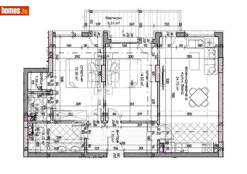 Тристаен, 112m² - Жк. Младост, Варна - Апартамент за продажба - МИРЕЛА - 113881946