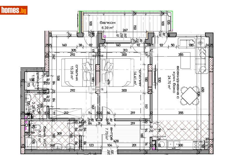 Тристаен, 112m² - Жк. Младост, Варна - Апартамент за продажба - МИРЕЛА - 113881954