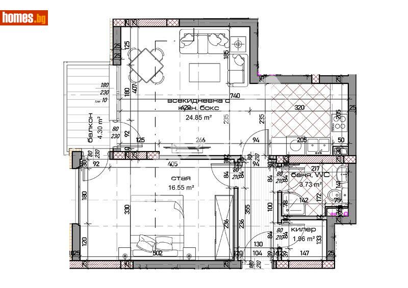Двустаен, 78m² - Жк. Младост, Варна - Апартамент за продажба - МИРЕЛА - 113881955