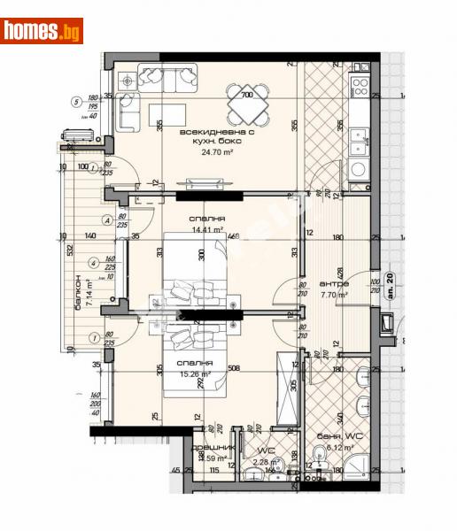 Тристаен, 110m² - Жк. Младост, Варна - Апартамент за продажба - МИРЕЛА - 113881958