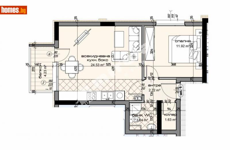 Двустаен, 69m² - Жк. Младост, Варна - Апартамент за продажба - МИРЕЛА - 113881968