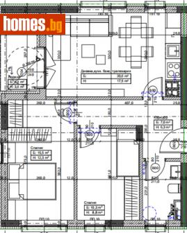 Тристаен, 75m² - Апартамент за продажба - 113882691