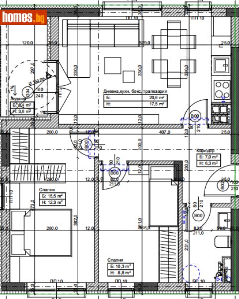 Тристаен, 75m² - Жк. Младост 3, София - Апартамент за продажба - Титан Пропъртис - 113882691