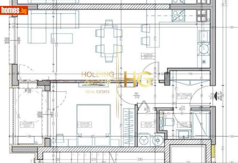 Двустаен, 76m² - Жк. Младост, Варна - Апартамент за продажба - Холдинг Груп Недвижими Имоти  - 113893716