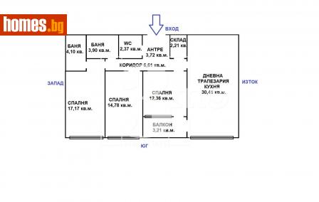 Четиристаен, 148m² - Апартамент за продажба - 113894878