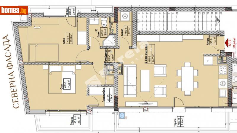 Тристаен, 137m² - Жк. Овча Купел, София - Апартамент за продажба - МИРЕЛА - 113895374
