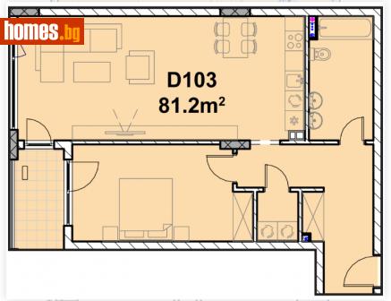 Двустаен, 97m² - Апартамент за продажба - 113896300