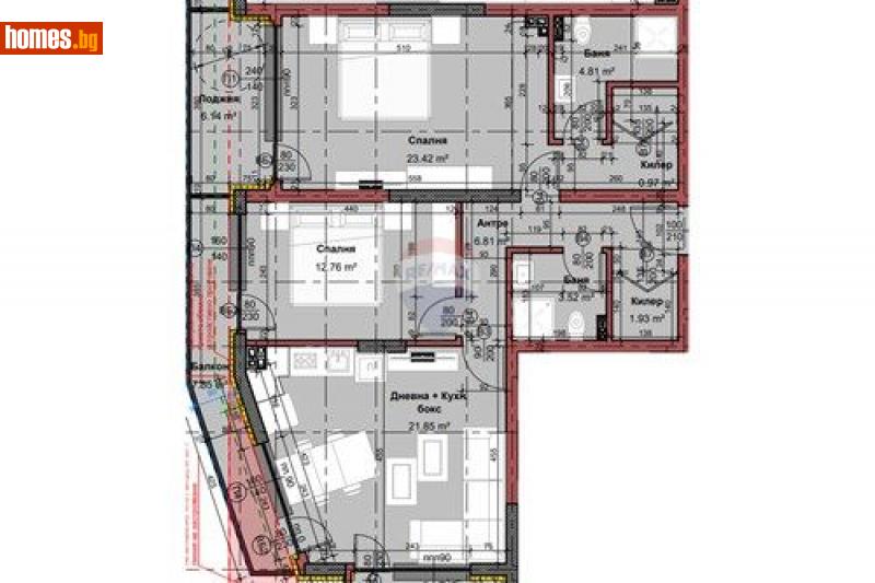 Тристаен, 124m² - Жк. Изгрев, Варна - Апартамент за продажба - RE/MAX Partners - 113904848