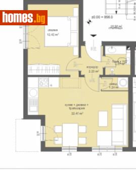 Двустаен, 117m² - Апартамент за продажба - 113905329