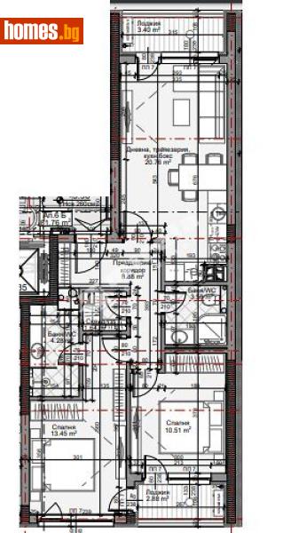 Тристаен, 97m² - София, София - град - Апартамент за продажба - МИРЕЛА - 113923006