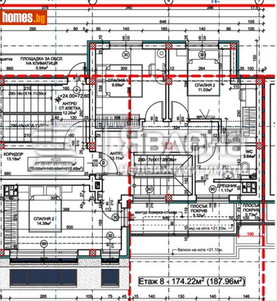 Многостаен, 178m² - Жк. Чайка, Варна - Апартамент за продажба - ЯВЛЕНА - 113923190