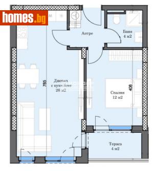Двустаен, 71m² - Апартамент за продажба - 113923621