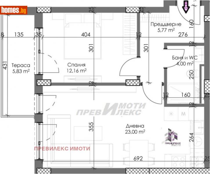 Двустаен, 75m² - Кв. Каменица , Пловдив - Апартамент за продажба - Превилекс имоти ЕООД - 113925759