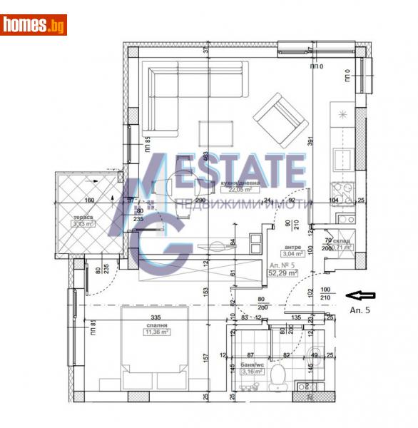 Двустаен, 65m² - Гр.Приморско, Бургас - Апартамент за продажба - ЕМ ДЖИ ЕСТЕЙТ - 113932171