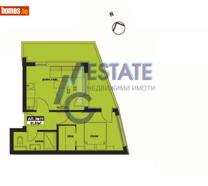 Двустаен, 62m² - Гр.Поморие, Бургас - Апартамент за продажба - ЕМ ДЖИ ЕСТЕЙТ - 113932690