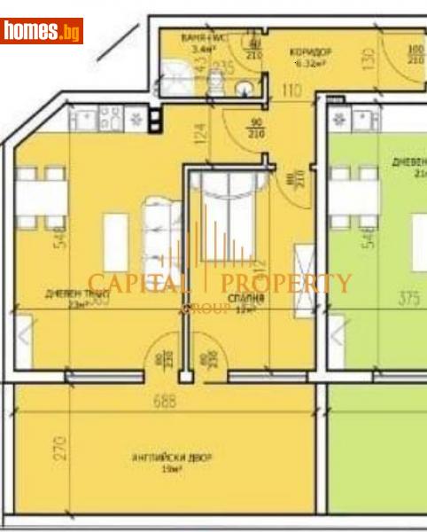 Двустаен, 62m² - М-т Кабакум, Варна - Апартамент за продажба - Капитал Пропърти Груп - 113936034