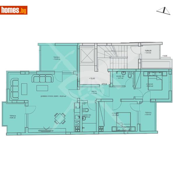 Тристаен, 162m² - Кв. Каменица , Пловдив - Апартамент за продажба - ЕКС НВД - 113941874