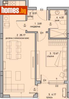 Двустаен, 71m² - Апартамент за продажба - 113943150
