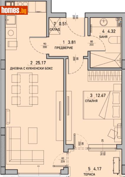 Двустаен, 71m² - Кв. Малинова Долина, София - Апартамент за продажба - BG Broker - 113943150